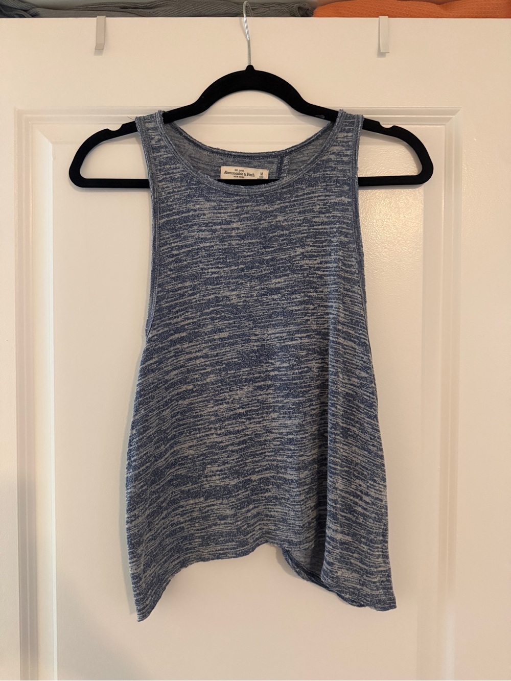 Abercrombie & Fitch Heather Blue Tank Top